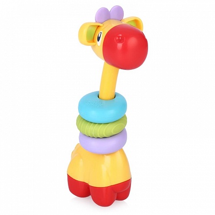 Развивающая игрушка-прорезыватель - Веселый жираф 