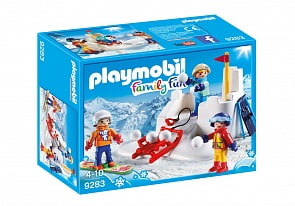 Игровой набор из серии Зимние виды спорта - Снежки (Playmobil, 9283pm)