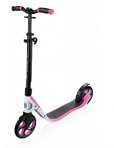 Двухколесный самокат Globber One NL 205, бело-розовый (Globber, 477-104)