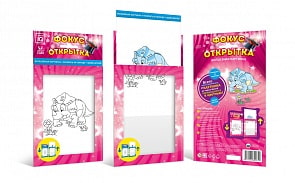 Фокус открытка - Динозавр (Master IQ, 0707)