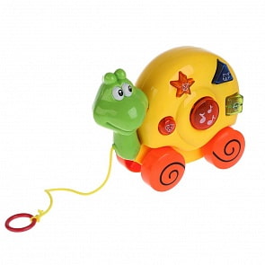 Музыкальная каталка – Развивающая улитка, 20 песен, свет и звук (Умка, B1240621-R)