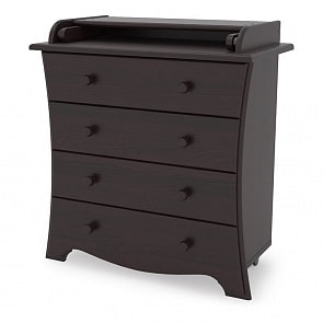 Комод детский Гандылян КО-2012-1 Арландо с откидной крышкой, махагон (Gandylyan, GAN-КО 2012-1_махагон)