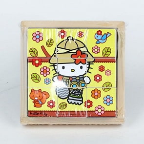Деревянные кубики «Hello Kitty» 9 шт. (Играем вместе, C-9-HKsim)