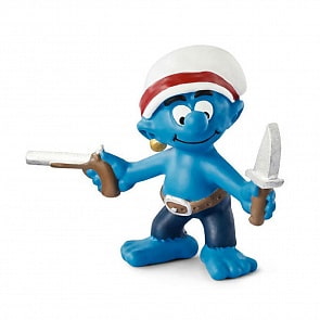 Фигурка Смурфик - Гном пират (Schleich, 20767k)