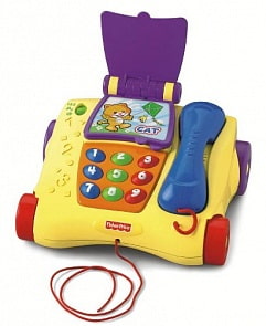 Детский игровой обучающий телефон серии «Смейся и учись» (Fisher Price, T5258)