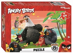 Пазл Angry Birds, 104 деталей (Степ пазлы, 82191)