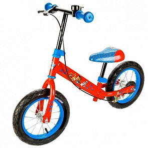 Беговел - Щенячий патруль, красно-синий с надувными колесами, рама AK-типа (ST12021-AKsim)