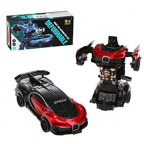 Трансформер Машина-робот, инерционная (Наша игрушка, 8903B)