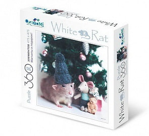 Пазл 2020 Год Крысы. Лучший подарок, 360 деталей, 4 магнита (Origami, 04748)