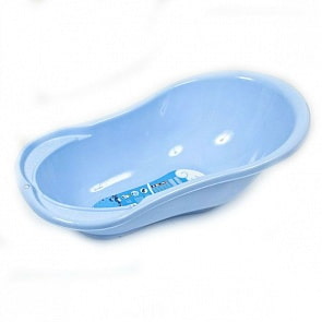 Ванночка детская Ангел 84 см., с термометром, голубая пастельная (Little Angel, LA4102ГЛП-1P)