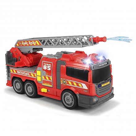 Пожарная машина с водой, свет и звук, 36 см. 