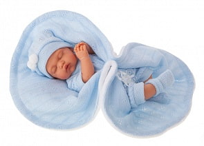 Кукла Ариано в голубом, озвученная, 29 см (Antonio Juans Munecas, 1783B)