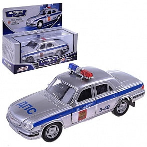 Машинка металлическая Газ-31105 Волга Полиция, 1:43 (Autotime, 3896W-RUS) Машинка металлическая Газ-31105 Волга Полиция, 1:43 (Autotime, 3896W-RUS)