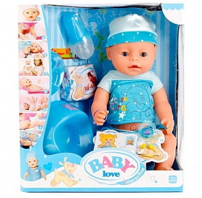 Интерактивный пупс, с аксессуарами, 43 см (BL014A) (ассортимент)