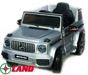 Электромобиль Mercedes-Benz G63 AMG серебряного цвета, ToyLand, bbh-0002 Электромобиль Mercedes-Benz G63 AMG серебряного цвета, ToyLand, bbh-0002