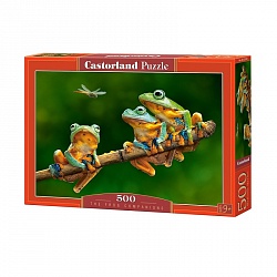 Пазлы Castorland – Лягушки, 500 элементов (Castorland, B-52301) - миниатюра