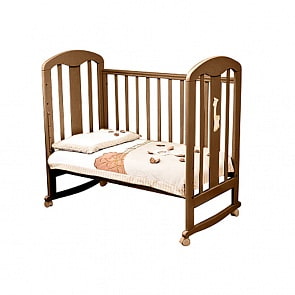 Кровать детская Красная звезда С 703 ЗН Вилона накладка Жираф, шоколад (Красная звезда, КЗ-С 703_шоколад)