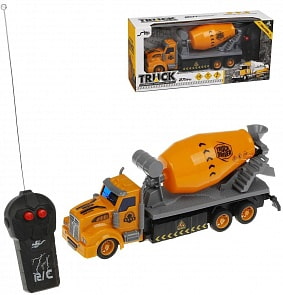 Машина Бетоновоз на радиоуправлении, 2 канала (Наша Игрушка, QH01-1)