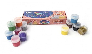 Краски гуашевые - Сказочный мир, 12 цветов по 10 мл, 120 мл (Arti, К000268)