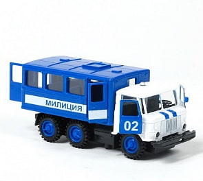 Машинка - Газ 66 Будка. Милиция (Технопарк, CT-1299-BC-2)