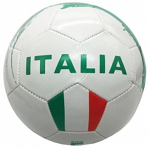 Футбольный мяч – Италия, пвх, 1 слой, 5 размер (SC-1PVC300-ITL)