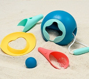 Пляжный набор Quut Mini Ballo с ведерком и формочками (Quut, 170983)