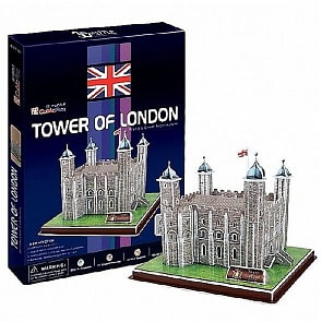 3D puzzles. Детские объёмные пазлы Лондонский Тауэр (CubicFun, C715h)