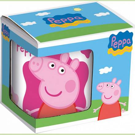Кружка керамическая «Свинка Пеппа» в подарочной упаковке, 330 мл. 