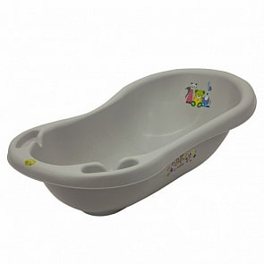 Ванночка детская 84 см - Mishka, цвет белый (Maltex, 5351_белый)