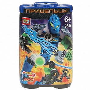 Конструктор - Пришелец, 39 деталей в банке (Город мастеров, 9549-ZH)