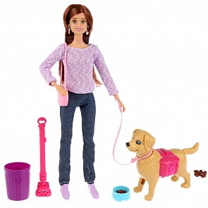 Кукла София 29 см с питомцем, аксессуары для ухода (София и Алекс, 99123-19-S-AN)