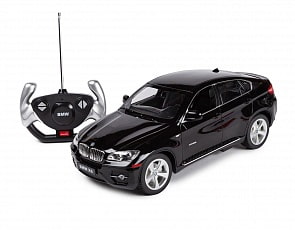 Машина на р/у - BMW X6, цвет черный, 1:14  (Rastar, 31400B)