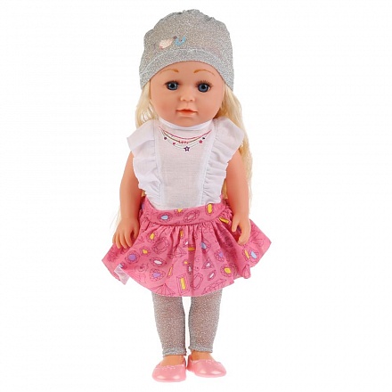Интерактивная кукла, 36 см, 100 фраз, пьет и писает, с аксессуарами 