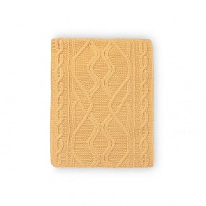 Плед вязанный Ups Pups  U14-18, 95*120, акрил, желтый