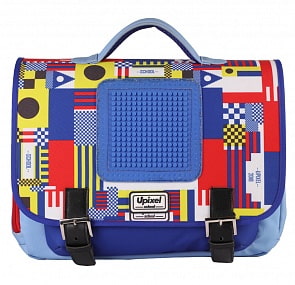 Школьный ранец U18-13 синий принт (Upixel, 80993)