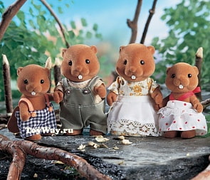 Sylvanian Families - Семья Бобров (Sylvanian Families , 3151st)