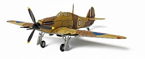 Коллекционная модель – Великобритания, истребитель Hurricane 1940, Германия,  1:72 (Unimax,  85060_md)