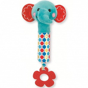Пищалка с прорезывателем Fisher Price Слон (Умка, GH62732)