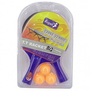 Теннис настольный: 2 ракетки, 3 шарика (Junfa Toys, 6678T)