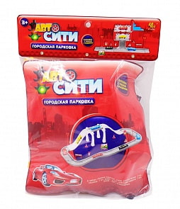 Парковка в наборе с треком и машинкой - АвтоСити (ABtoys, PT-00761)