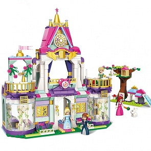 Конструктор с фигурками - Замок принцессы, 628 деталей (Enlighten Brick, BRICK2611)