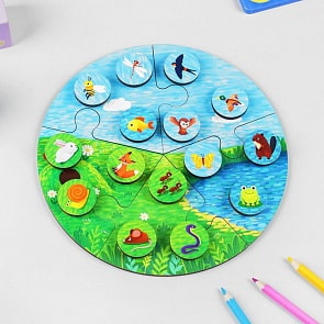 Игровой набор Среда обитания, дерево (Paremo, PE720-24)