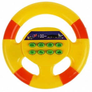 Электронный руль озвученный, разные цвета (ZY839643) (ассортимент)