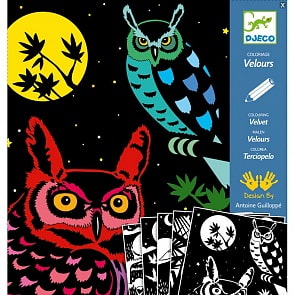 Бархатные раскраски - Лес (Djeco, 09623k)