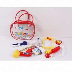 Набор доктора, 11 предметов, в сумке (Junfa Toys, 501-1)