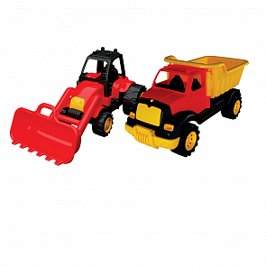 Набор - Грузовик и бульдозер, 37 см (Terides, Т8-014)