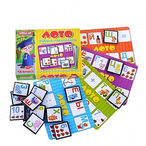 Лото - Азбука-Математика (Stellar, 00902-no)