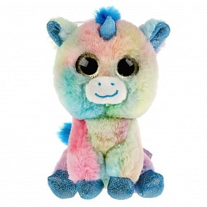 Мягкая игрушка - Разноцветный единорог, 15 см (Мульти-Пульти, EJ9419E-1MNS)