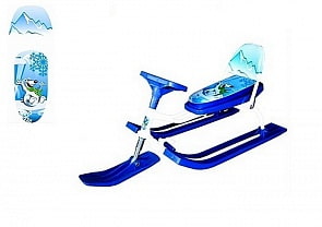 Снегокат «Animal Kids Шалун» со складной спинкой (RT, 5020RT)