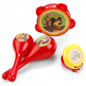 Набор музыкальных инструментов - Маша и Медведь (Играем Вместе, B1251841-Rsim)